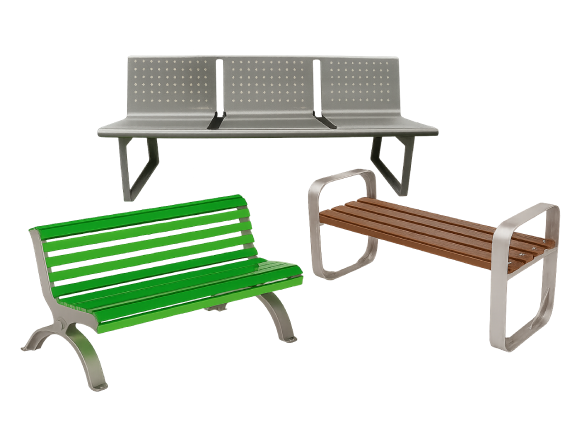 Modelos de bancas urbanas