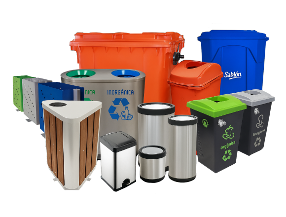 Basureros y contenedores